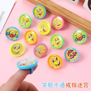 Dessin animé créatif pour enfants visage souriant anneau labyrinthe jouet éducatif perles en plastique Puzzle petit cadeau en gros - Product Image 3
