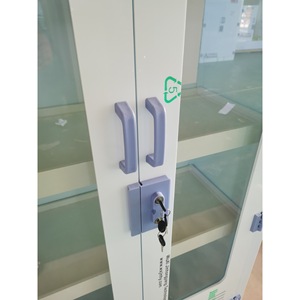 Berfect Pp Chemical Storage Cabinet For Acid <b>Alkali</b> Reagents With Double Lock And Corrosion Resistance Lab Use - Product Image 4