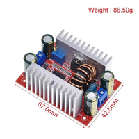 Módulo convertidor elevador de CC-CC de 400W, voltaje y corriente constantes, placa de alimentación para controlador LED de alta potencia