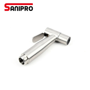 Латунный скрытый смеситель для унитаза SANIPRO, кран для биде с горячей и холодной водой, матовый никелевый ручной распылитель для ванной комнаты, биде - Product Image 4