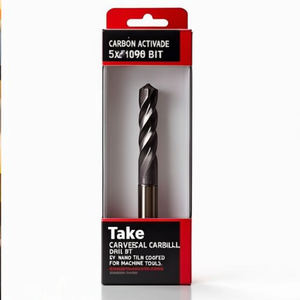 Foret universel en carbure Ttake Ta1004 5Xd avec revêtement Nano TiAln pour machines-outils - Product Image 2