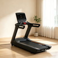 Caminadora Comercial Lofit, 3HP Continuos, 7HP para Motor de Accionamiento Vectorial, Inclinación de 0-20°, Pantalla LED, Banda Antiestática, 1-20 km/h