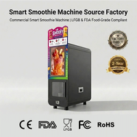 Máquina Expendedora Comercial de Grado Comercial para Alimentos, Totalmente Automática, para Smoothies y Granizados, con Cuchilla de Acero Inoxidable 304, IoT Inteligente, Fresco y Delicioso