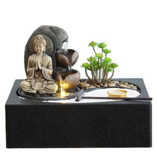Home Decoration Office Decor Wholesale Modern Decoration Resin Small Indoor Water Fountain