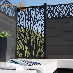 Panneaux de clôture en aluminium, 40 pièces, décoratifs en métal, Design moderne - Product Image 3