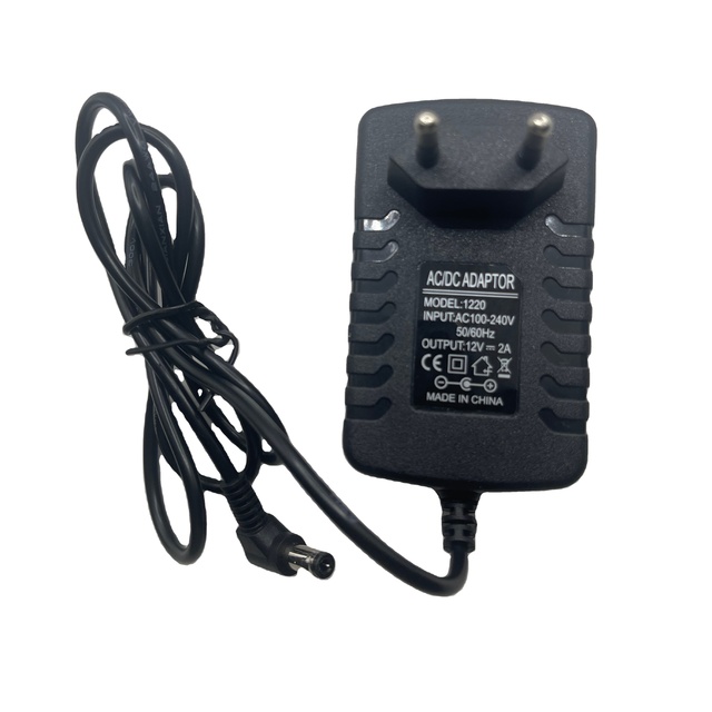 VX520 Power Adapter 12V 2A Charger for Verifone POS Machine VX680 VX520 POS System AC/DC Adapter, Replacement Power Supply