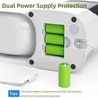Distributeur automatique de nourriture pour chat et chien de 5 L, alimenté par batterie, avec minuterie, écran LCD, contrôle par application, léger, durable, portable