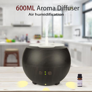 Wood Grain Humidifier 600Ml Fog Type With <b>Timer</b> For Home And Office Use - Product Image 5