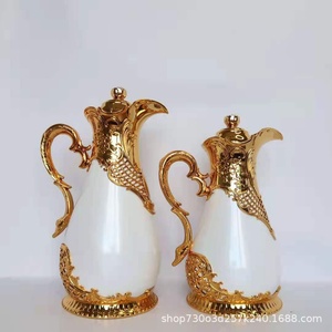 Thiết kế chất lượng cao Vàng ấm trà dallah <span class=keywords><strong>0.5L</strong></span>/0.8L Arabic cách nhiệt phích <span class=keywords><strong>Flask</strong></span> 24 giờ chân không phích <span class=keywords><strong>Flask</strong></span> cà phê nồi - Product Image 6