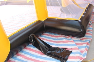 Terrain de football gonflable avec panier de basket pour les jeux sportifs en plein air des enfants, matériau PVC, capacité de 1000 kg - Product Image 2