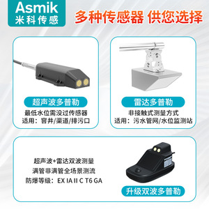 เครื่องวัดอัตราการไหลแบบอัลตราโซนิก Asmik รุ่น FSD300 แบบหนีบ สำหรับน้ำ ความเร็ว 0.12 ม./วินาที วัดการไหลในช่องเปิด - Product Image 4