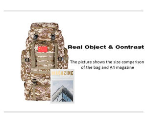 Sac à dos tactique camouflage étanche chasse Camping survie Trekking sac à dos camouflage sac à dos tactique - Product Image 5