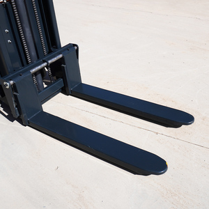 Consegna veloce sollevamento Semi-elettrico Stacker <span class=keywords><strong>Pallet</strong></span> Stacker a piedi tipo auto-sollevamento elettrico impilatore carrello elevatore - Product Image 3