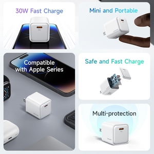 ที่ชาร์จสำหรับเดินทางใน CC184 USAMS สำหรับ <span class=keywords><strong>iPhone</strong></span> <span class=keywords><strong>20W</strong></span> USB-C อะแดปเตอร์ไฟ Type C ที่ชาร์จ<span class=keywords><strong>20W</strong></span> PD USB-C ปลั๊ก US ติดผนัง - Product Image 4