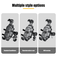 Support de téléphone portable pour moto ODM, imperméable, pare-soleil, antivol, antichoc, avec amortisseurs de vibrations
