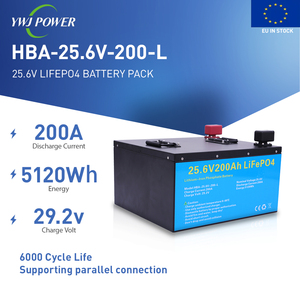แบตเตอรี่ LiFePO4 24V 200Ah 25.6V 5.12kWh แบตเตอรี่สำรองพลังงานแสงอาทิตย์สำหรับบ้าน แบตเตอรี่ลิเธียมแบบ Deep Cycle - Product Image 3