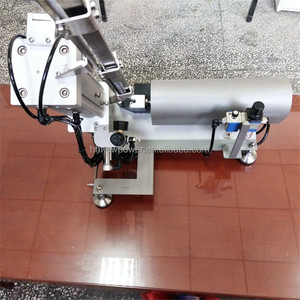 Pneumatic Type Meat Roll Stuffer High Performance Mutton Roll Steak Press Forming <b>Machine</b> 80mm Ham Filler <b>Maker</b> - Product Image 4