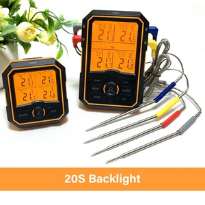 Nhiệt Kế Thực Phẩm Kỹ Thuật Số Thịt Bếp Nấu Nướng Nhiệt Kế Nướng Với 4 Đầu Dò Nhiệt Độ BBQ Theo Dõi Nhiệt Độ Từ Xa - Product Image 6