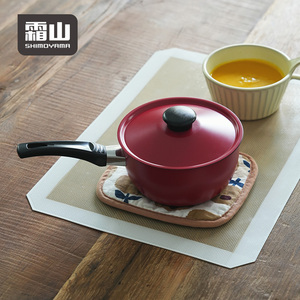 Bộ nồi chảo chống dính phủ đỏ SHIMOYAMA, dụng cụ nhà bếp, đồ nấu ăn - Product Image 4