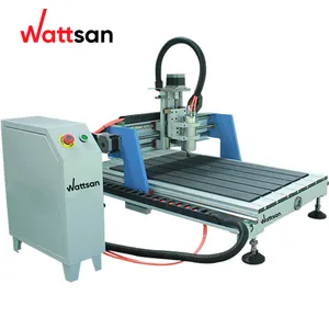 Wattsan 1.5kw 2.2kw mini máquina roteadora madeira 0609 desktop