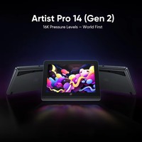 Tablette Graphique à Écran XP-PEN Artist Pro 14 Gen 2 avec Puce Intelligente X3 Pro et 16K Niveaux de Pression