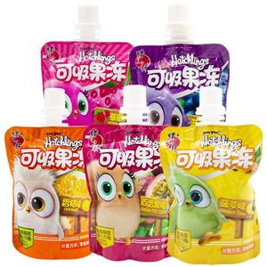 Crayon Xiaoxin può succhiare la gelatina 2 confezioni di cibo congelato per bambini zero succhiare il succo di polpa la gelatina di frutta non si arrica - Product Image 1