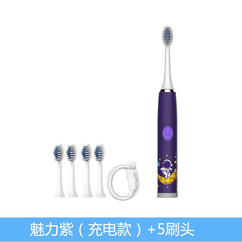 17 têtes de brosse de chargement violettes Charm-5