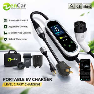 เครื่องชาร์จโมดูลาร์อีโพร15A 40A 32A พร้อมปลั๊กเสียบ Nema10-50 Nema5-<span class=keywords><strong>15</strong></span>ไฟ110V 240V ชนิดที่2 zencar potable evse with APP - Product Image 1