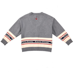 OEM/ODM Logotipo Personalizado das Mulheres Algodão Knit Top <span class=keywords><strong>Cardigan</strong></span> Jacquard Design Camisola para a Estação do Outono para Senhoras & Meninas - Product Image 3