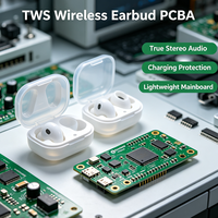 Carte mère PCBA pour écouteurs TWS, assemblage de carte PCB personnalisée pour écouteurs sans fil avec matériau FR4 et options HASL/OSP pour utilisation intra-auriculaire