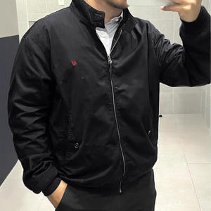 RL Raff Herren College-Jacke aus Polyester/Baumwolle mit Stehkragen, Winddicht, Bestickt, für Herbst und Winter, Casual - Product Image 2