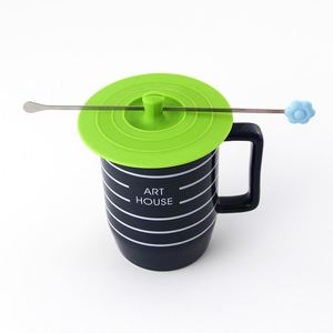 Multicolored Silicone Cup Covers and Lids Hot <b>Mug</b> Covers for <b>Tea</b> Cups & Saucers - Product Image 2