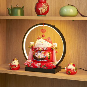 <span class=keywords><strong>Tirelire</strong></span> en céramique pour porte-bonheur, décoration de maison japonaise, <span class=keywords><strong>tirelire</strong></span> en forme de <span class=keywords><strong>chat</strong></span> - Product Image 3
