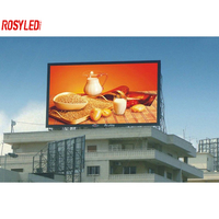 Écran LED géant d'affichage publicitaire extérieur imperméable ROSY, panneau LED P2.5 P4P5 P8 P10, mur vidéo LED externe, panneau d'affichage LED