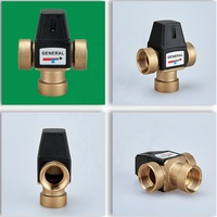Vanne de mélange thermostatique numérique automatique de refroidissement et de chauffage Dn25, régulateur d'eau chaude et froide intelligent pour chaudière, contrôle du prix
