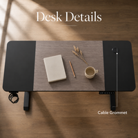 Bureau électrique réglable en hauteur AOR avec surface en bois, en MDF, pour bureau à domicile, avec cadre métallique durable, vente en gros usine