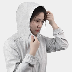 Chaqueta de Protección Solar de Nailon para Mujer, Transpirable, con Capucha, Manga Larga, SPF50, para Correr, Ciclismo, Senderismo, Camping - Product Image 4