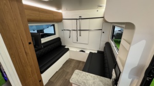 Modern Caravan With Convertible Lounge Bed Ensuite Bathroom LED Light Cabinets for <strong>Camping</strong> Rental Holiday <strong>Fleet</strong> Use - Product Image 3