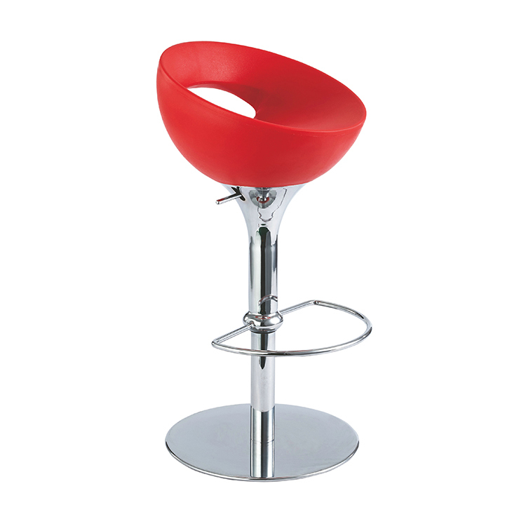 Factory wholesale comfortable metal bases swivel barstool restaurant adjustable bar stools
