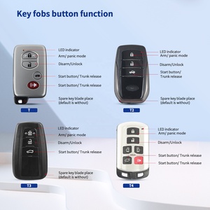 Easyguard EC002-T2-NS pke xe hệ thống báo động Keyless nhập tự động bắt đầu khởi động đẩy nút bắt đầu NFC khóa mở khóa - Product Image 3