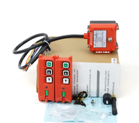 Télécommande industrielle sans fil F21-2S pour palan électrique, moteur d'enroulement, interrupteurs de sablage, UHF 868 MHz, 3 boutons, 220 V, 1 kW
