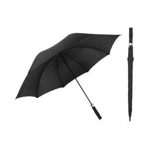 Paraguas de Golf Recto con Protección UV, Color Negro, Control Manual, de Alta Calidad, para Negocios, en Venta - Product Image 1