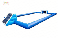 Jeu de football de table humain gonflable en PVC durable pour la location de fêtes foraines et de parcs d'attractions