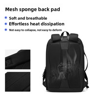 Sac d'affaires multifonctionnel pour homme, durable, antivol, avec poche pour trolley, imperméable, en Oxford, pour ordinateur portable