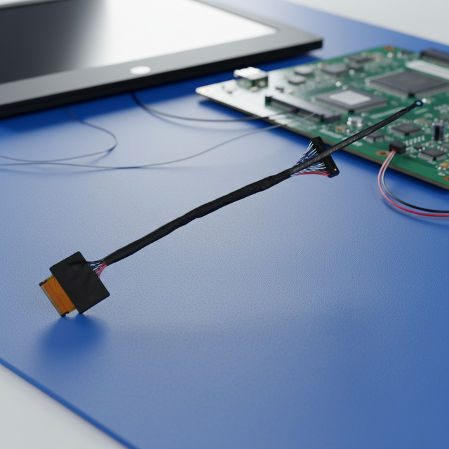 Custom LVDS Flexible FFC Cable FPC Cable with Copper Conductor and PVC Insulation for LCD TV Electronic Computer Applications