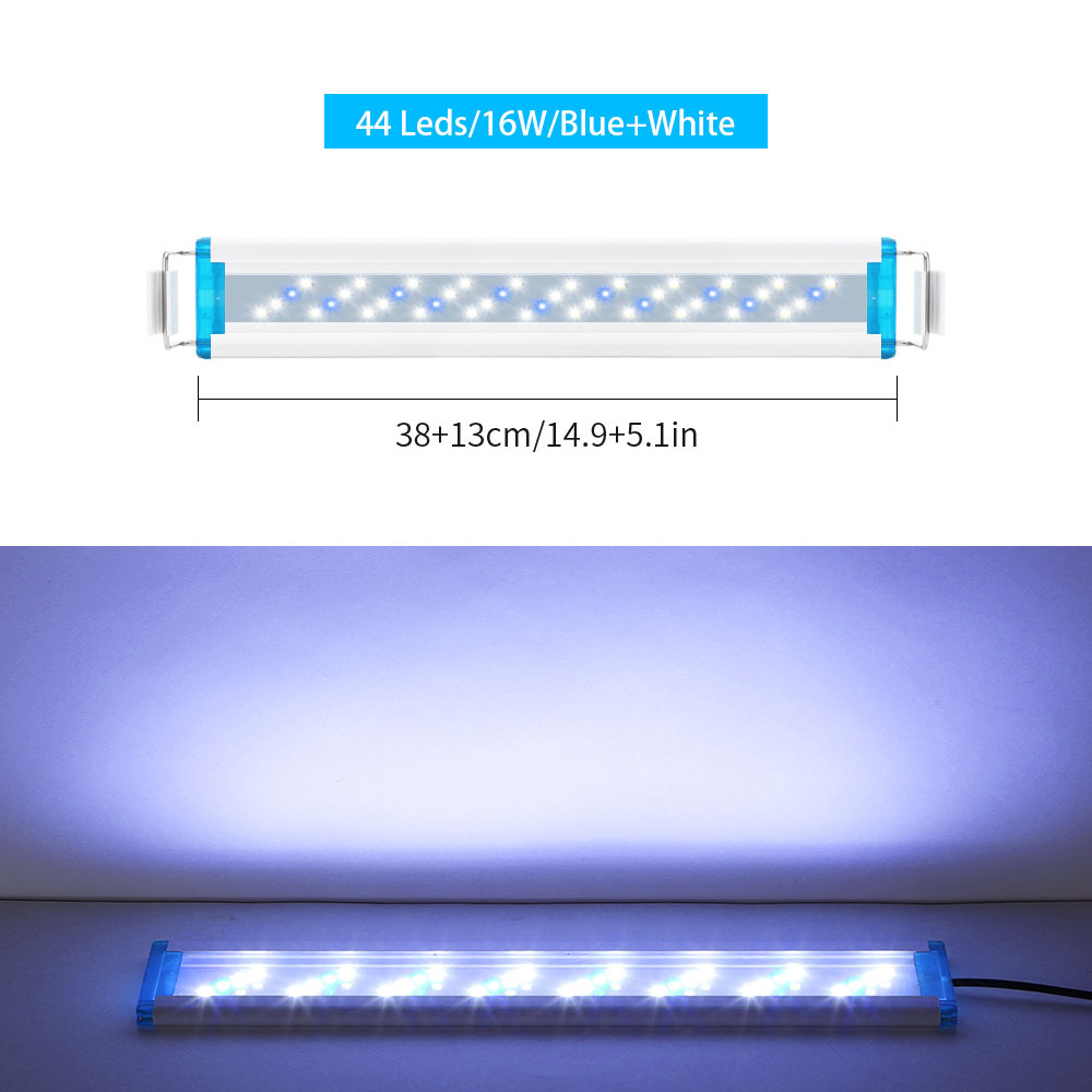 Four rows of lamp beads 38cm blue white light