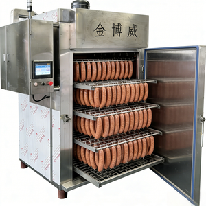 فرن تدخين صناعي أوتوماتيكي عالي الجودة من الفولاذ المقاوم للصدأ 304 لتدخين الأسماك والنقانق - Product Image 1