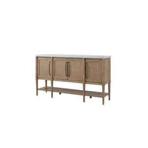 DB <b>Sideboard</b> with Cement Topped Server and Cane Insets - Product Image 5