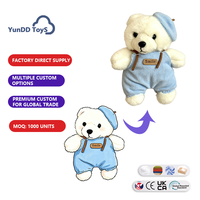 En gros, Peluches Ours de Dessin Animé, Poupées Apaisantes en Coton PP Brodé, Pendentifs Anti-Stress, Poupées pour Machines à Pinces, Cadeaux pour Enfants
