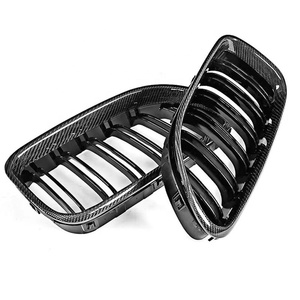 For 6 Series F06 F13 2011-2018 Carbon Fiber <b>Mesh</b> Grille air Inlet Modification Decoration - Product Image 2